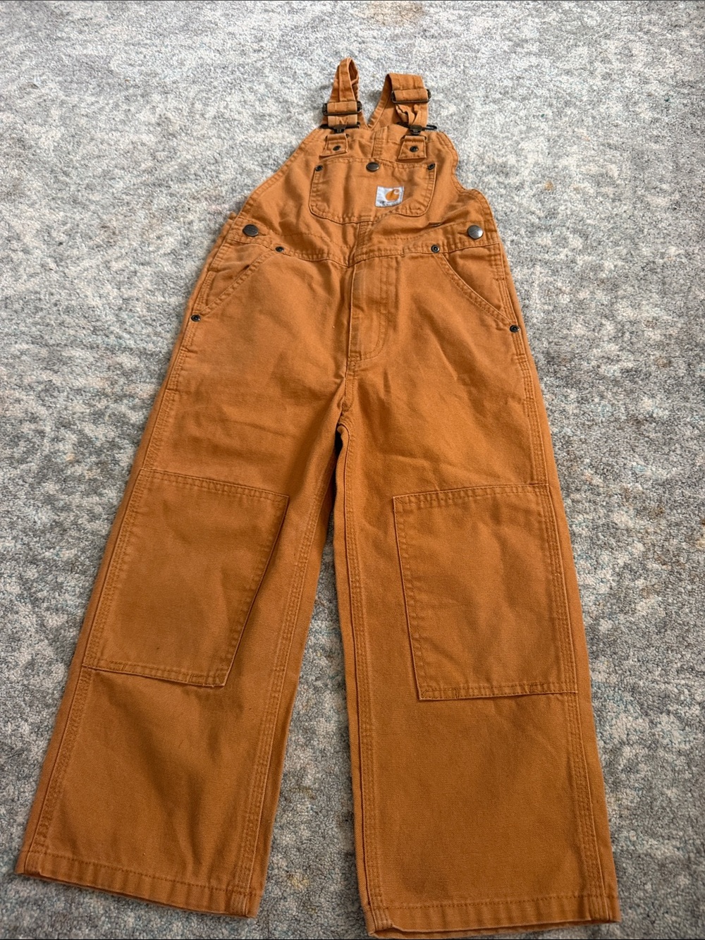 Carhartt overalls unisex for boy sz 6